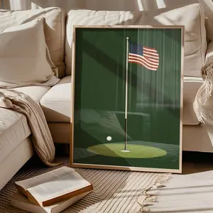 [SALE UP TO 50% - UNFRAMED] Vintage Golf Poster – Classic Golf Club, Golf Decor for Man Cave or Home Office, Poster Print