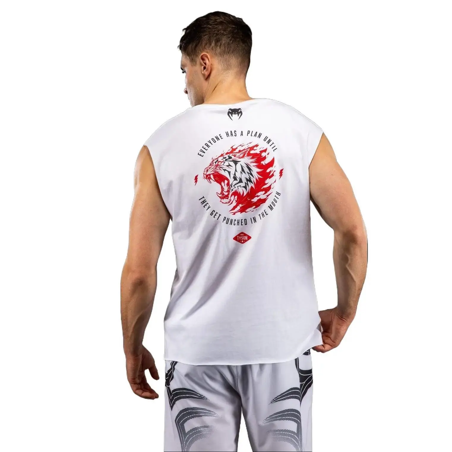 Venum x Mike Tyson Tiger Sleeveless T-Shirt - Optical White