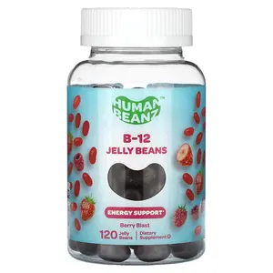 Human Beanz B-12 Jelly Beans, Berry Blast, 120 Jelly Beans (333 mcg per Jelly Bean)