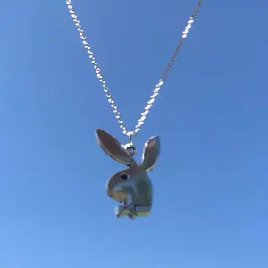 Kawaii Bunny Charm Pendant Necklace y2k Fashion Vintage Jewelry Statement Necklace Hot