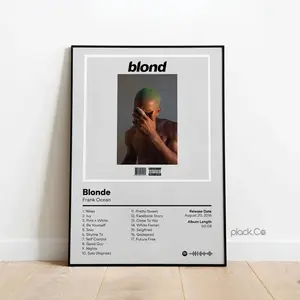 Album Unframed Poster - Hip Hop Wall Art - Album Cover - Frank Ocean Unframed Poster -  Music Album - Gift Ideas(Note: Frame shown for display only)