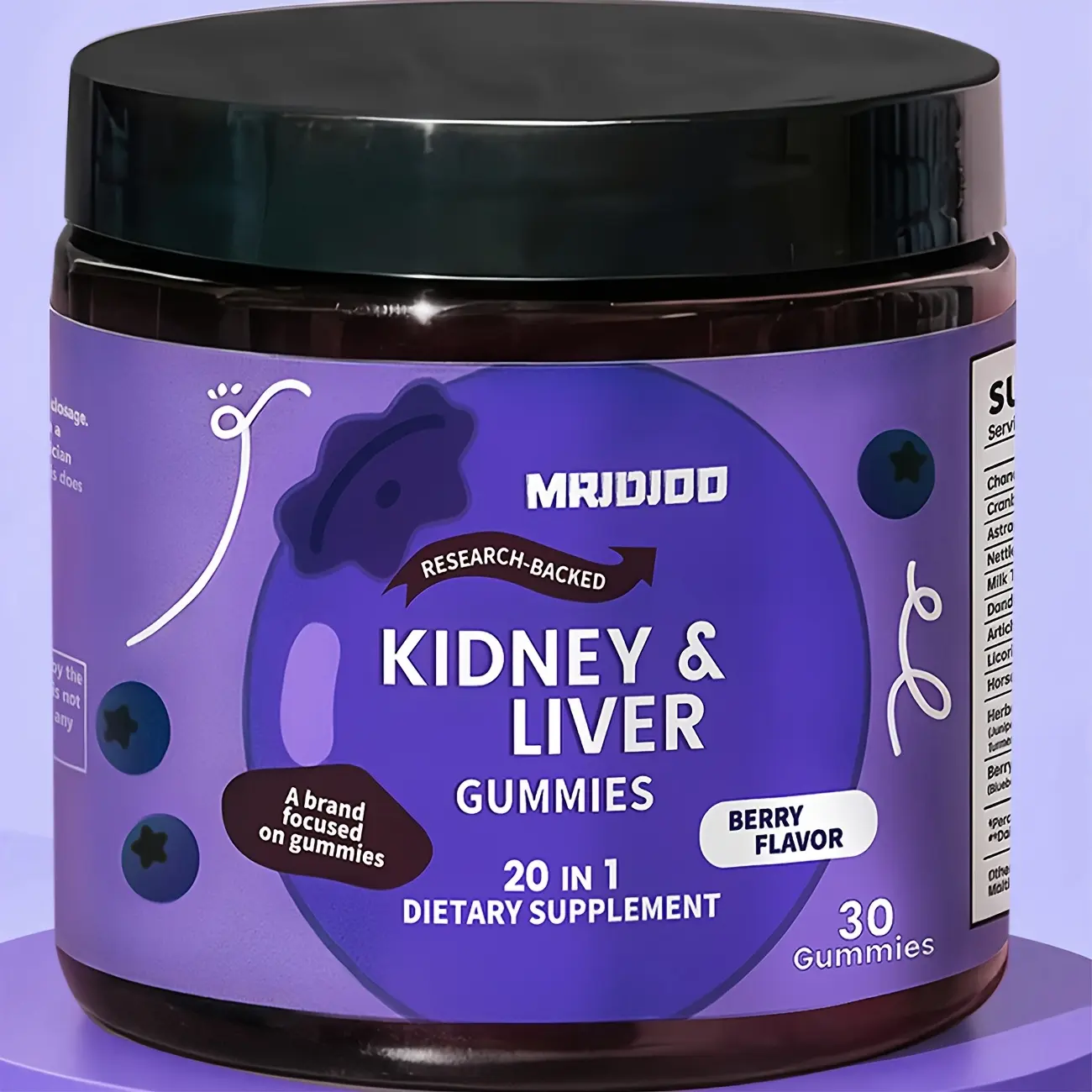 20-in-1 - Natural Herbs, & Milk Thistle,Cranberry,Dandelion,Healthy Liver & Kidney Function.Carefully Selected Ingredients For Balanced Health