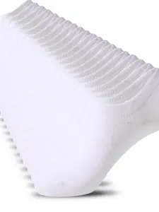 10 Pairs Anti-Slip Invisible Socks for Men and Women, Low-Cut Ankle Socks with Inner Lining, Casual Slim-Fitting Organic Textile Socks