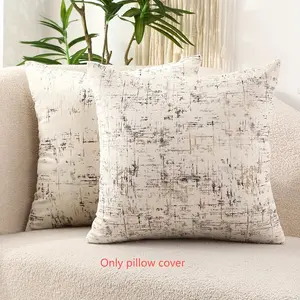 Geometric Pattern Cushion Cover, 2 Counts/set Vintage Throw Pillow Cover, Household Decoration Supplies for Home Living Room Bedroom, Bedroom Decorative Accessories