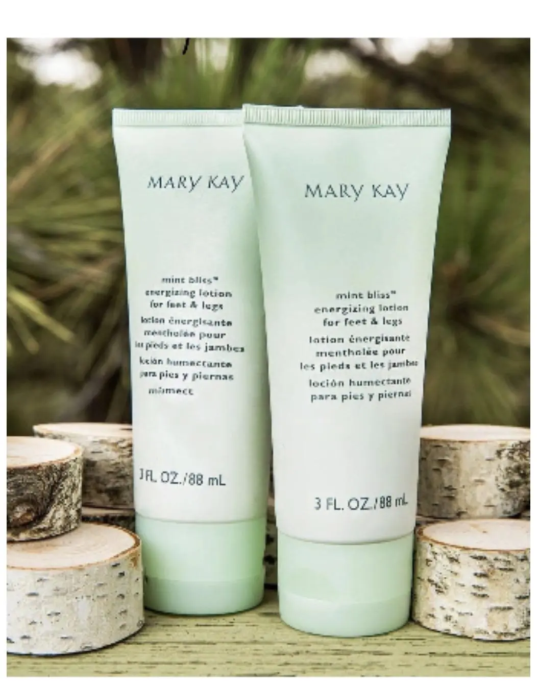 Mary Kay Mint Bliss Energizing Lotion for Feet & Legs - Refreshing Cool Mint Formula with Rosemary & Willow Extracts Soothing Glycerin Calming Foot Care Cream