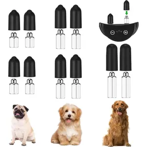 24 Pcs Dog Shock Collar Rubber Tips, Dog Training Prong Collar Cover Replacement, Column Conductive Silicone Rubber Covers for Female Contact Points, Pet Stop Barking (13mm/16mm/20mm)