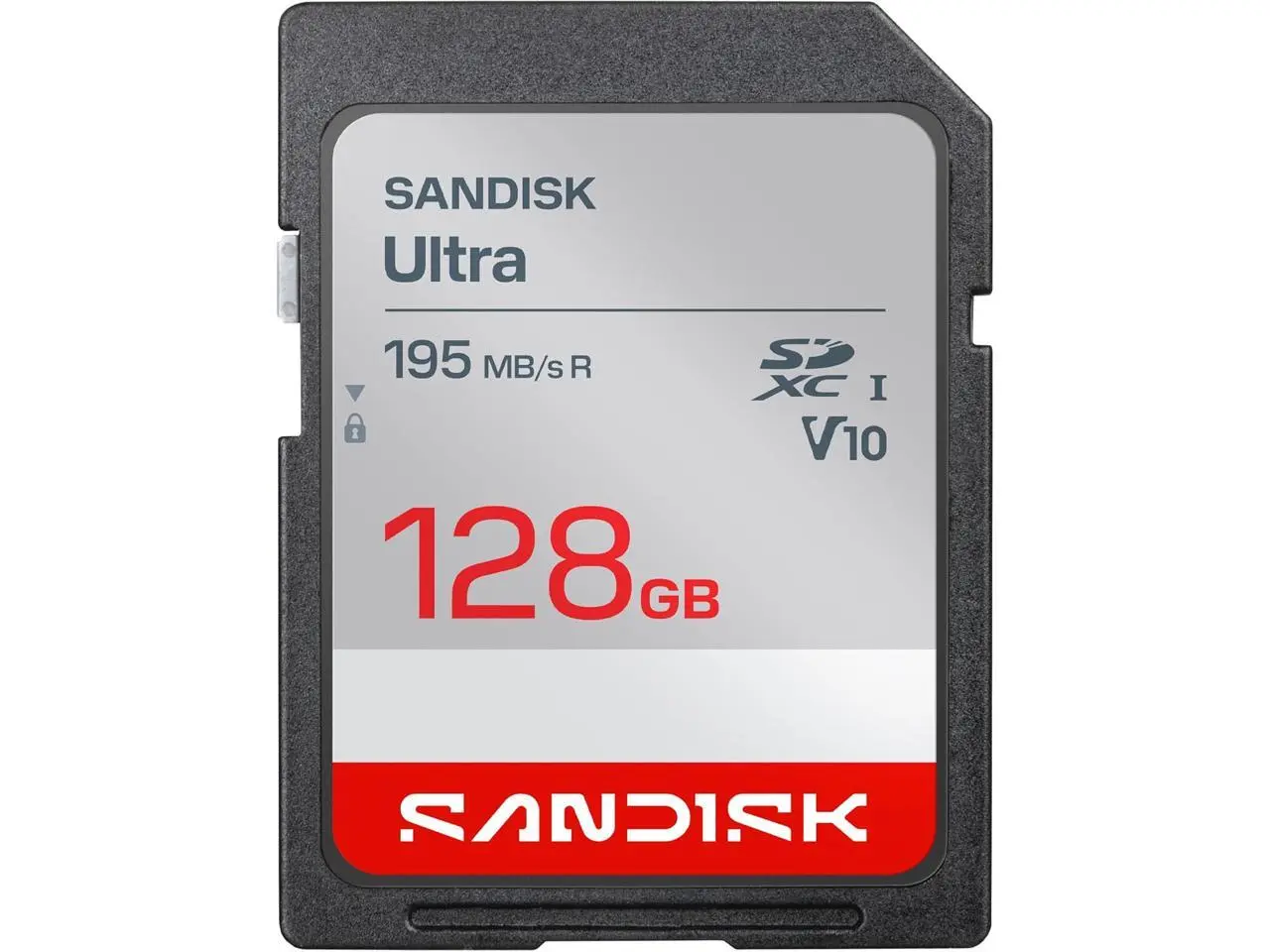 SANDISK 128GB Ultra SDHC UHS-I Card and SDXC UHS-I Card - Up to 195MB/s Read Speed, Full HD Video, V10, U1, C10 - SDSDUVQ-128G-GN6IN