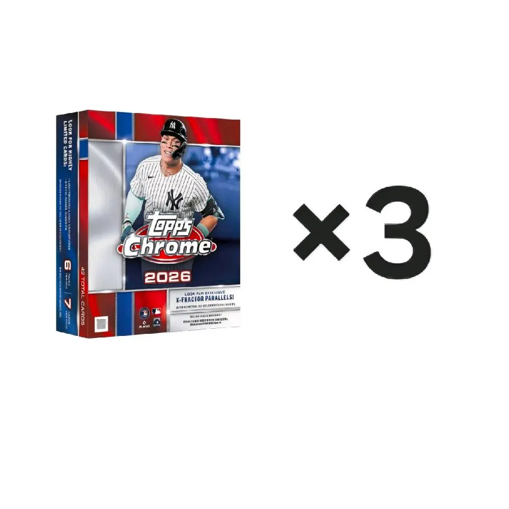 Break #34 (3) 2026 topps Chrome Mega Boxes