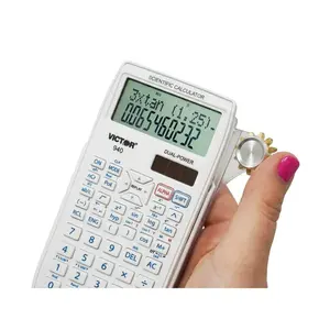 Scientific Calculator with Fidget Spinner, 2-Line Display (2linescreen), Solar + CR2032 Dual Power for Office Stationery, Accounting Supplies