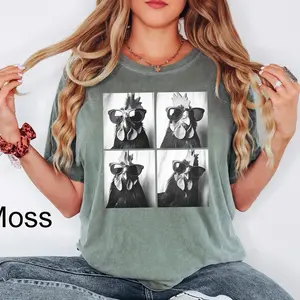 Comfort Colors Photobooth Chicken TShirt, Funny Rooster Shirt