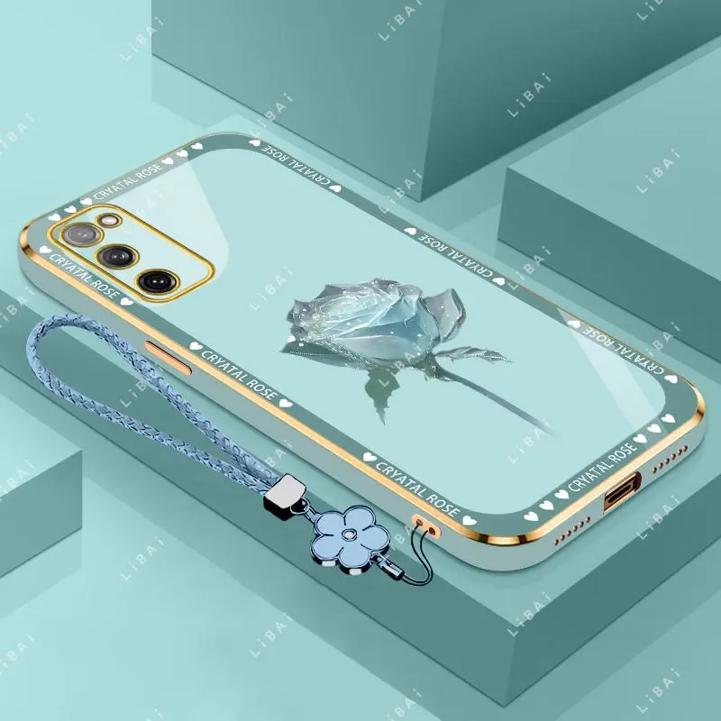 Suitable for [Galaxy S20 Fe]phone case，affordable price,free beautiful four-leaf clover lanyard，exquisite and simple,High-end styles，drop-proof and fingerprint-resistant 995