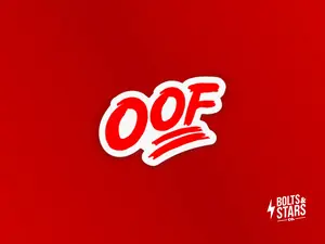 Oof Emoji Sticker
