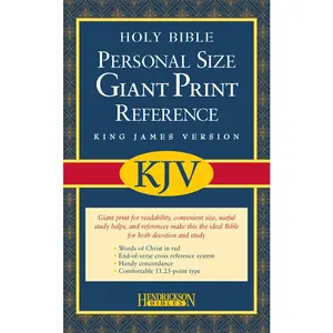 USED-Personal Size Giant Print Reference Bible-KJV by Hendrickson Publishing (Unknown)