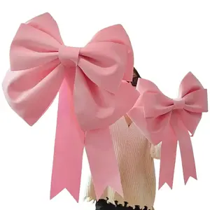 S/M/L DIY Big Giant Bow Christmas Tree Decorations Material Shop Birthday Party Wedding Display Front Door Home Decor Kit