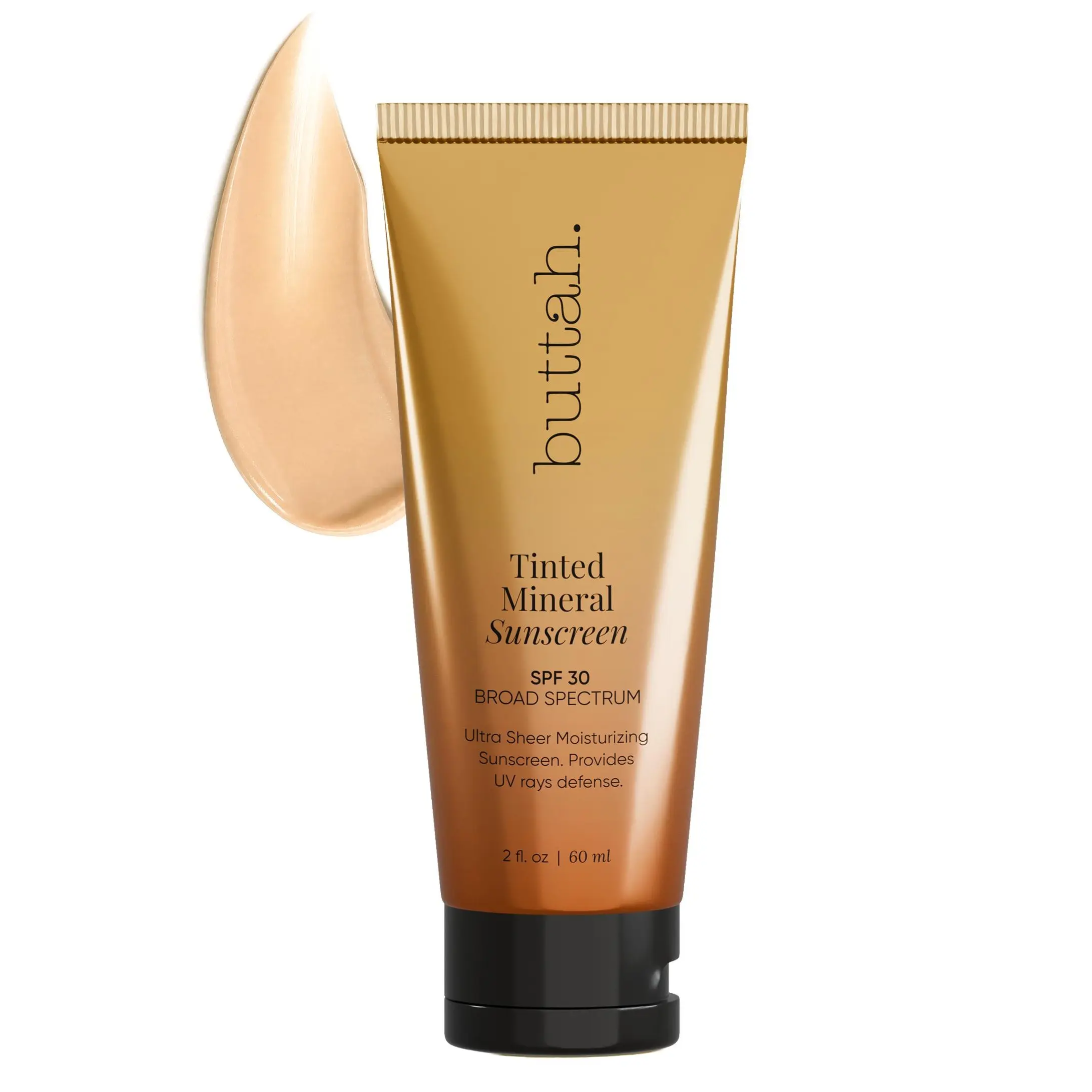 Invisible, Matte Mineral Sunscreen SPF 30 - Zero White Cast Lightweight - Sunscreen for Darker Skin