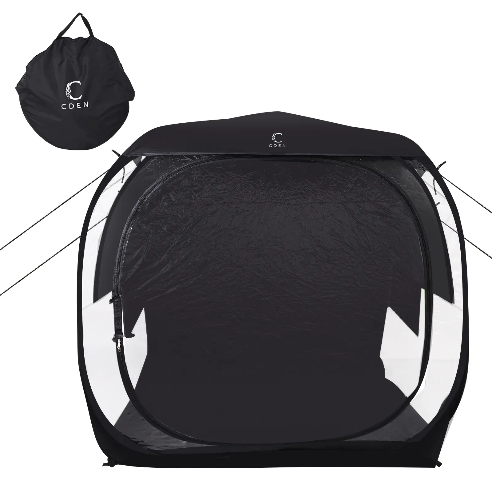Ultimate All-Weather Sports Pod Shelter: Portable Clear Bubble Tent with Top Support Stand, Panoramic View, and Sealed Floor for Outdoor Events, Camping, and Activities