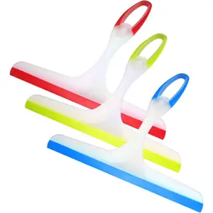 Shower Squeegee for Glass Doors 3pcs Lightweight Bathroom Squeegees for Shower Cleaner & Window Cleaning Ergonomic Handle Non-Slip Grip PP+TPR Material