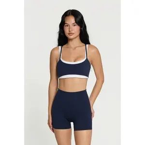 Layered Bra - Navy