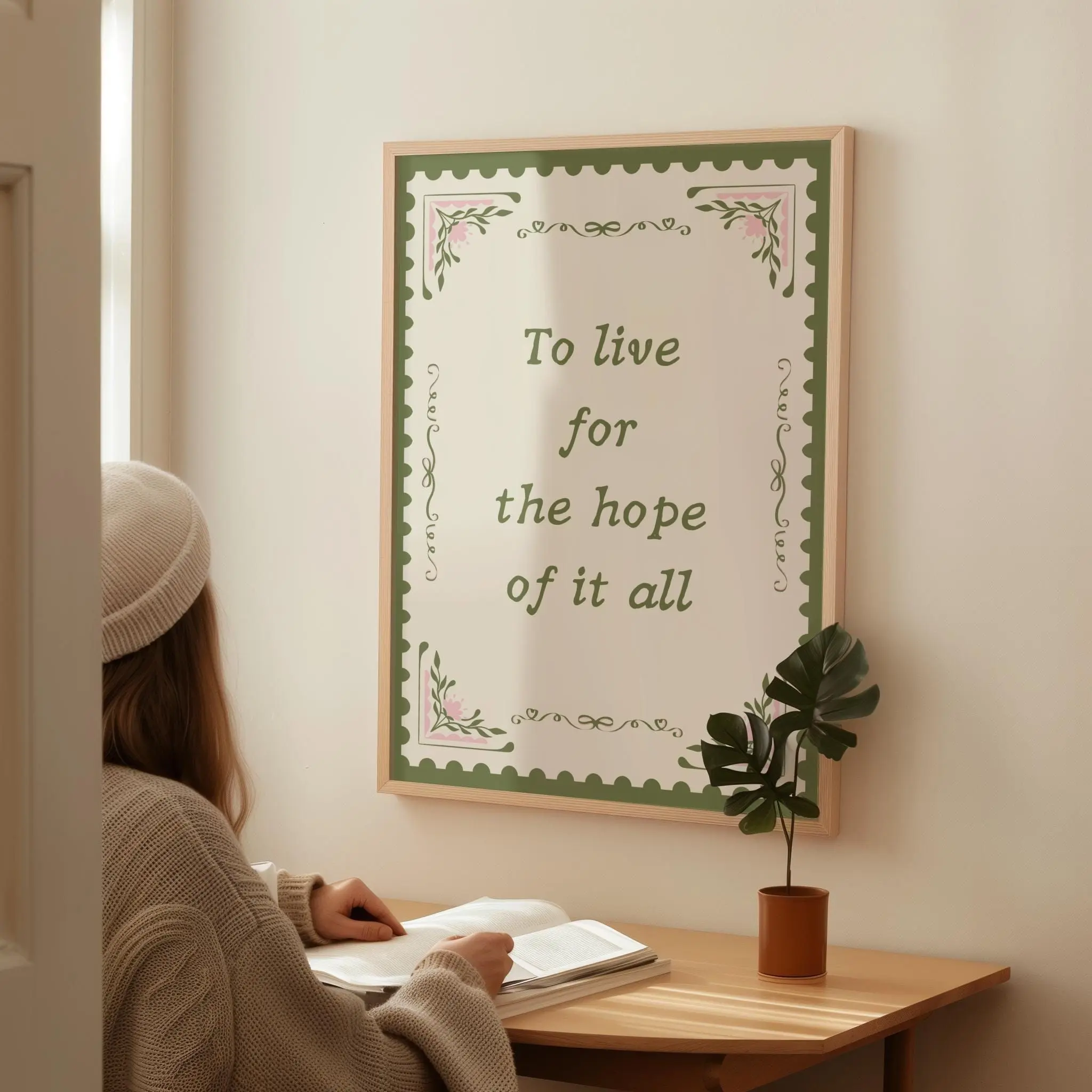 [SALE UP TO 40%] [Unframed] Taylor Lyrics Poster; Dorm Decor, Motivational Wall Art, Hope Of It All Print, Taylor Minimalist Print Taylor Bedroom decor