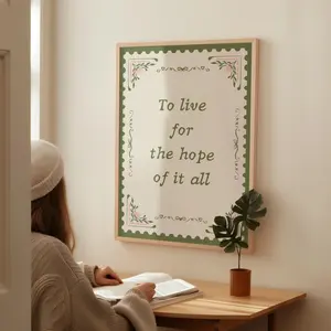 [SALE UP TO 40%] [Unframed] Taylor Lyrics Poster; Dorm Decor, Motivational Wall Art, Hope Of It All Print, Taylor Minimalist Print Taylor Bedroom decor