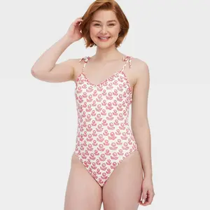 Women's Floral Tie-Shoulder One Piece Swimsuit - Roller Rabbit