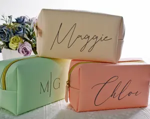 Personalized  Makeup Bag-Toiletry Bag-Custom Name Bag-Perfect gift for women
