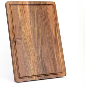 Wooden Cutting Board, Cooking Cutting Board, Durable Kitchen Chopping Board, Chopping Block, Kitchen Accessories, Kitchen Decor, Ideal Gift for Chefs and Home Chefs