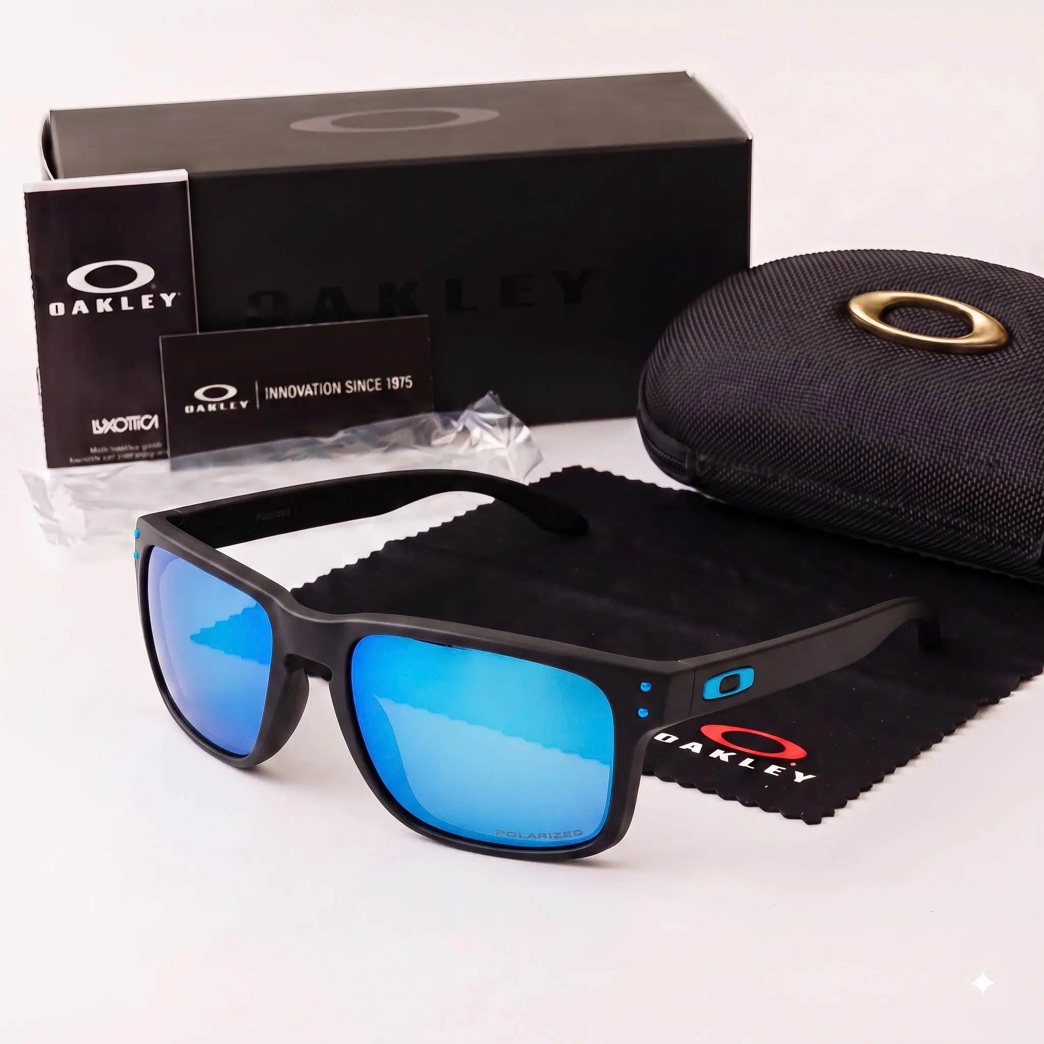 Oakley Holbrook Polarized Sunglasses for Men & Women UV400, Lightweight Driving Fishing Outdoor Sports Eyewear