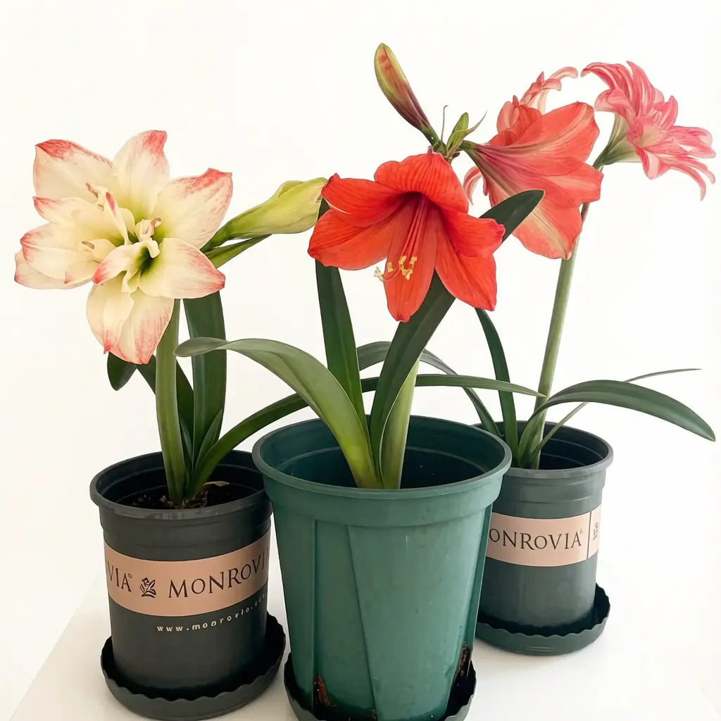 3 Pcs Amaryllis Bulb Starters Novice Friendly Large Flowering Ornamental Starters For Patio Balcony Container Planting