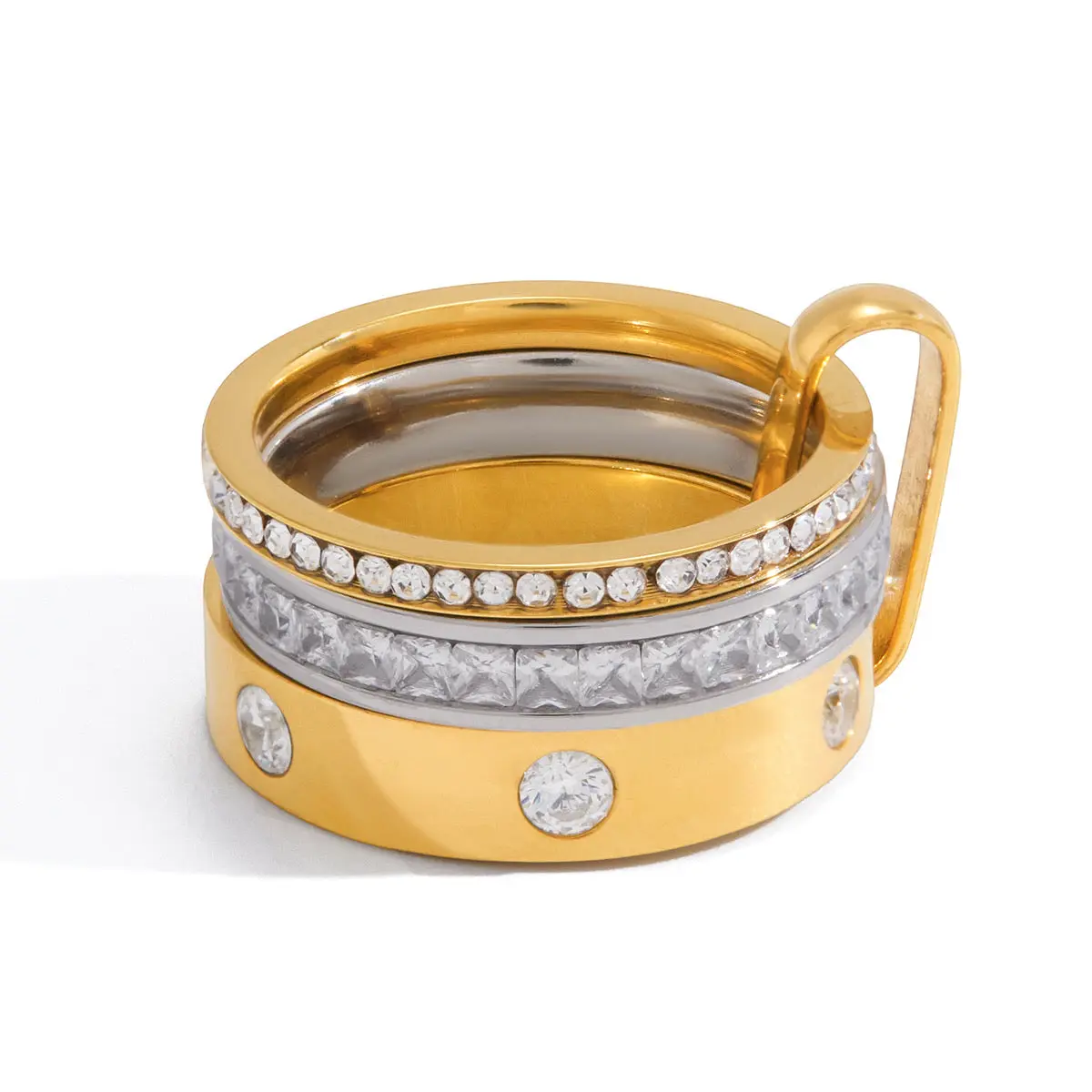 Golden Buckle Ring