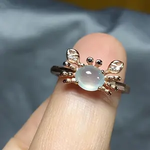 Women's ring, exquisite cute mini crab ring, copper accessory, party daily jewelry accoutrement