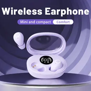 Wireless Earphone Mini and Compact Comfortable for Side Sleepers Bluetooth Earbuds with Automatic Pairing Stereo Sound Quality  daily Gift