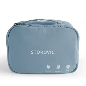 Small Travel Laundry Bag Organizer, Dirty Clothes Storage Pouch for Suitcase, Water-Resistant Packing Cube for Trips