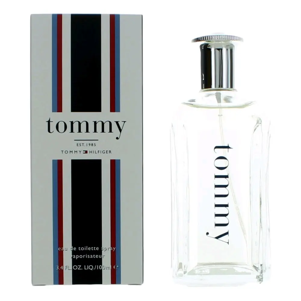 Tommy by Tommy Hilfiger, 3.4 oz EDT Spray for Men, Fragrance Cologne, Citrus Spicy Scent, Spicy Perfumes, Spray Bottle, Spearmint, Fresh Spicy Fruity