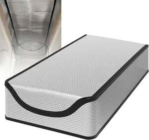 Extra Thick Attic Door Insulation Cover 25"x54"x11", Double Bubble Attic Stairs Insulation Cover for Pull Down Stair, Energy Saving Tent with Easy Access Zipper