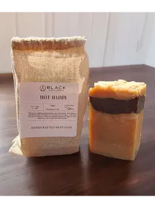 Black Hot Daddy - Handcrafted Bath Soap with Honey Fragrance - Long Lasting Cleanser for Comfort and Skin Repair