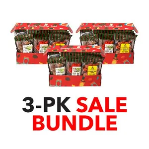 Li Hing Mui Crack Seed Assortment, 3-Pack Dried Fruit Snack Gift Box Bundle