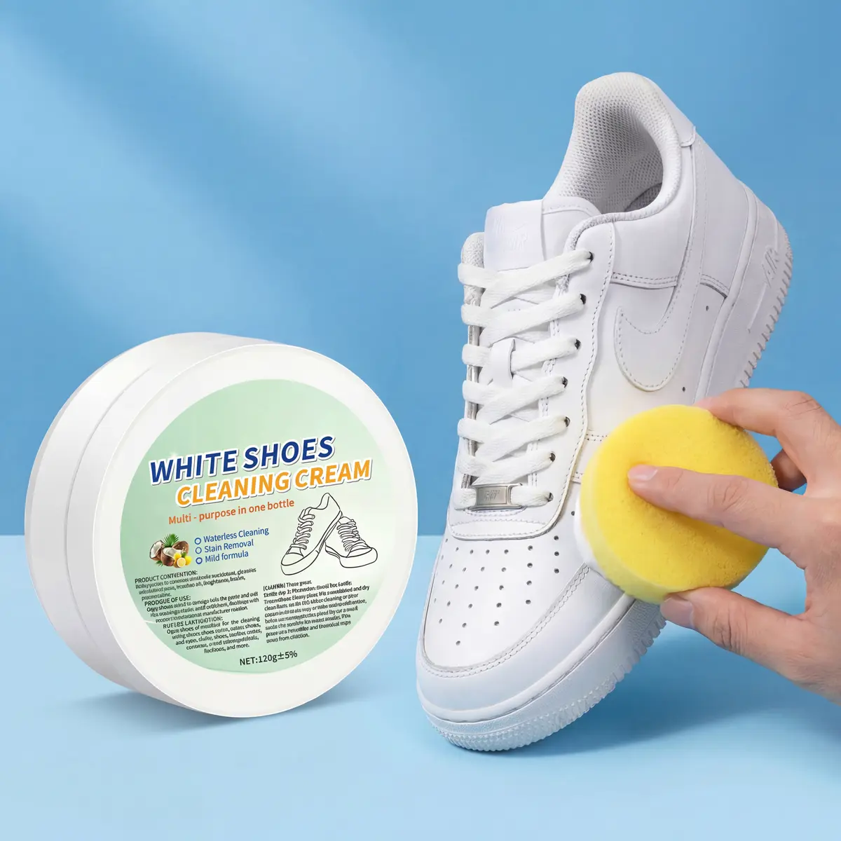 Multi-Purpose Shoe Paste Cleaning Cream - Powerful Stain Remover for Leather Goods, Tiles | Fast-Acting, Shine-Restoring Solution for Home Improvement Bathroom Fixture Accessories