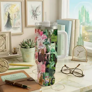 Wicked Witch Tumbler 40oz (Theme box not included), Wicked Movie Tumbler, Funny Wicked Fan Gift, Meme Inspired Tumbler