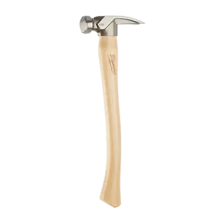 Milwaukee 48-22-9519 19oz Smooth Face Hickory Handle Framing Hammer