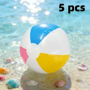 Multifunctional Inflatable Beach Ball Water Ball Set, Colorful PVC Play Balls for Outdoor Family Interaction, Leak-Proof Design, Pool Floats