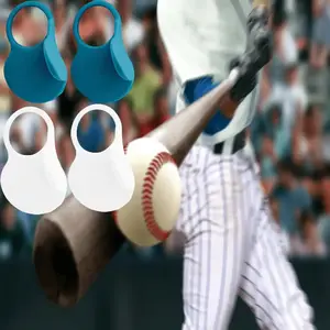 2 outdoor baseball thumb silicone protectors, Sport, batter training buffer injury prevention AIDS, for batting training & practice and injury prevention (left/right hand), white, reduces hand fatigue & improves grip, durable and comfortable