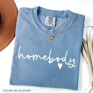 Comfort Colors Homebody T-shirt, Introvert Tee, Homebody Club T-shirt, Indoorsy, Trendy Outfits, Gift For Her