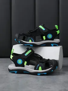 Boy's Sport Sandals, Casual Comfortable Breathable Lightweight Sandals for Daily Wear, Fashionable Versatile Sports Sandals for Kids, Slip Resistant Sandals, Trendy Sandals