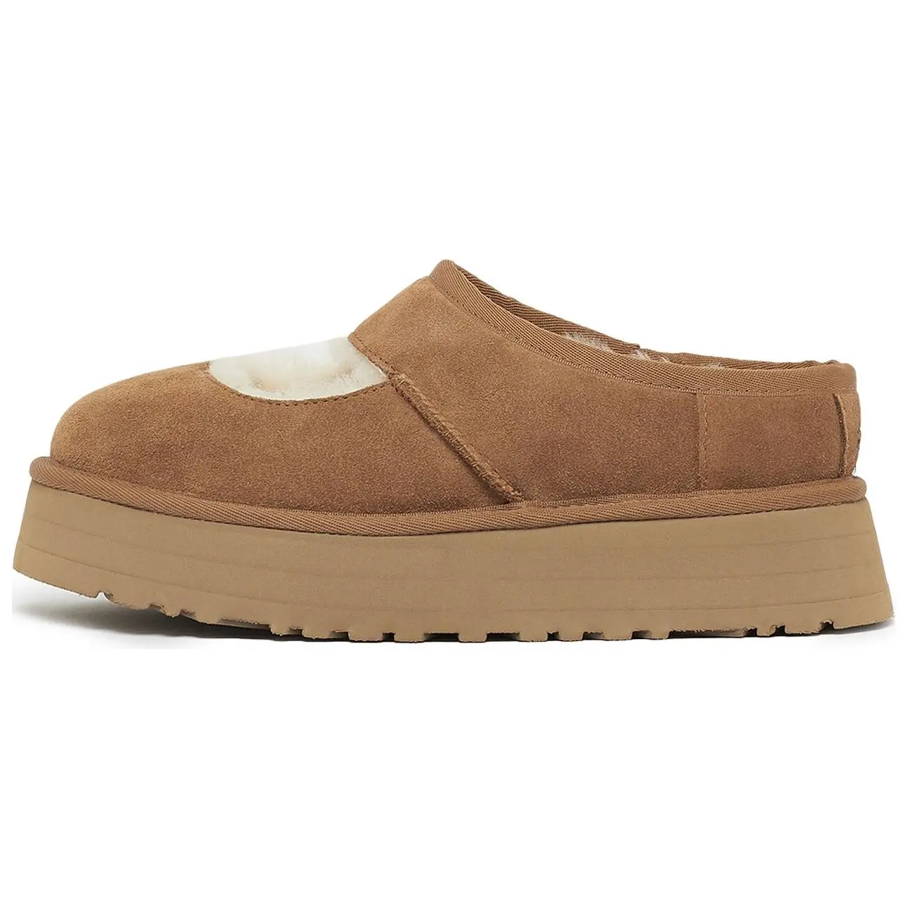 UGG Bea Women's Shoe, Classic Mary Jane in Soft Chestnut Sheepskin, Low Heel Casual Footwear for All-Day Wear, Sports Footwear