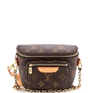 Pre-owned Louis Vuitton material Belt Bags Bum Bag Monogram Canvas Mini by Rebag