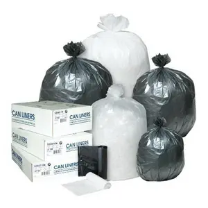 Inteplast Group IBS S386017N High Density Commercial Can Liners 38x60 17 Mic - Natural
