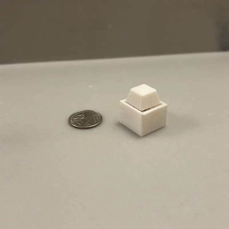 Clicky Switch One Key Cap Switch Included And Key Quarter For Scale Fidget