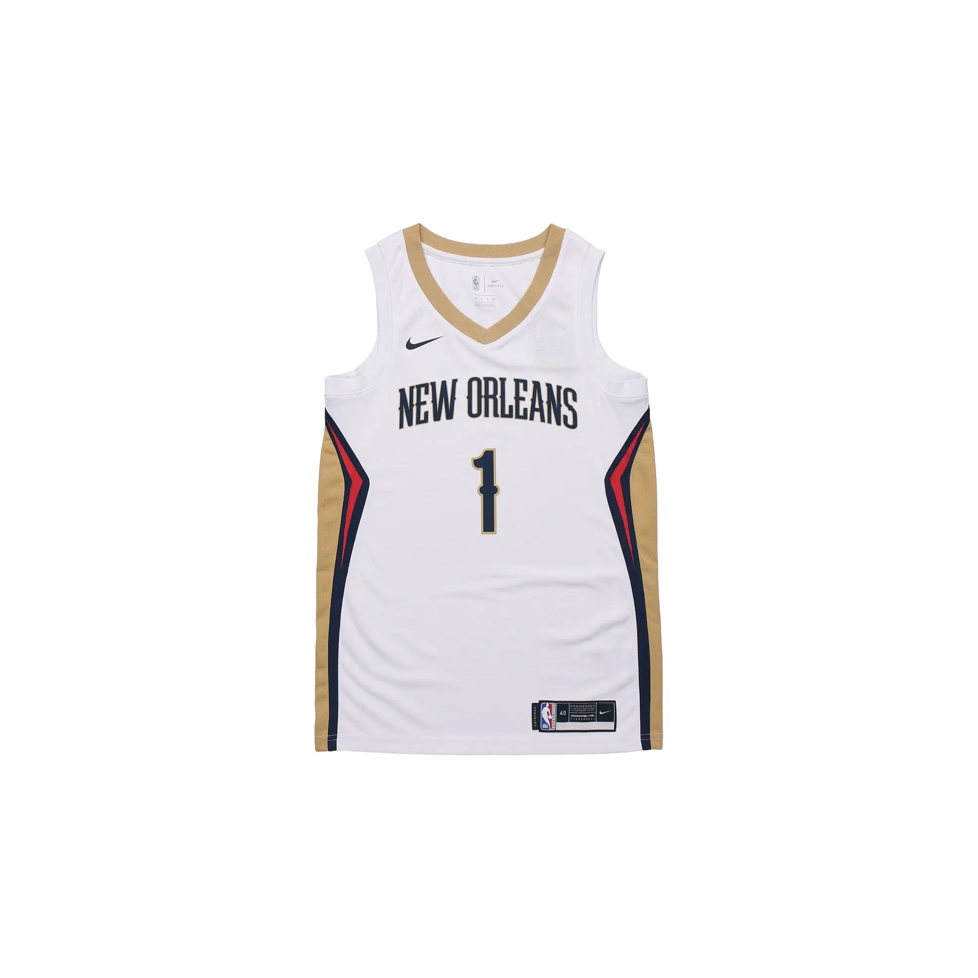 Pelicans Association Edition 2020 Jersey "White - Zion Williamson" CW3601 107