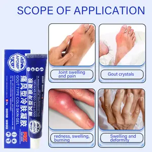 Gout Cold Compress Gel - Soothing Pain Relief Massage for Joint & Foot, Fast-Acting Natural Formula. Perfect Household Solution for Arthritis & Swelling Relief